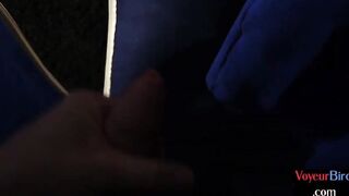 British voyeur encouraging slave wanker into sexual session