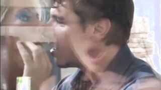 The bro called 2 girlfriends to resolve the issue of group porn