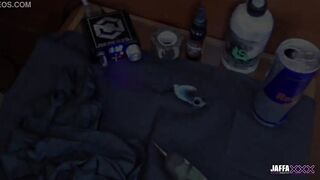 Jaffa XXX Tattooing Pornstars, with blonde bomb Lily Veroni, facefuck,