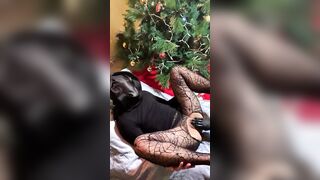 Squirting around the Christmas Tree