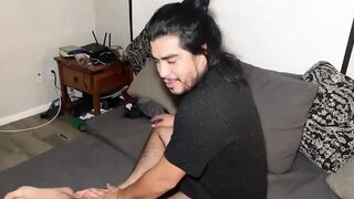 Pervy Stepson Gets Squirted on by Mean BBW Stepmom