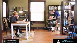 GIRLSWAY Karla Kush Has A 3Some With Her Kinky College Librarian Penny Pax