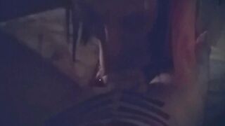 BrandieTika blows my penis, drains my nuts