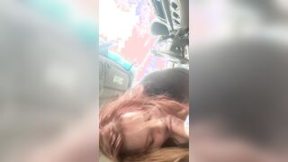 Stranger blows fat penis into parking lot after getting butt grabbed into Walmart