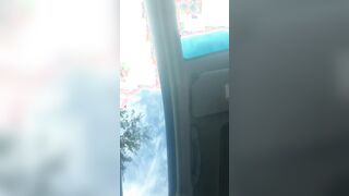 Stranger blows fat penis into parking lot after getting butt grabbed into Walmart