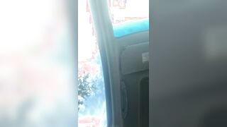 Stranger blows fat penis into parking lot after getting butt grabbed into Walmart