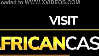 African Amateur Drinking White Man's Cum to Got Hired