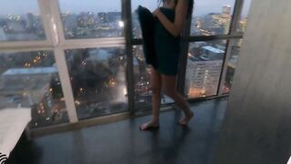 Stepson spies on MILF inside the shower. point of view