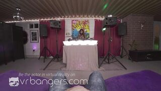 VRBangers babe eastern DJ Rocks Your Hard Cock Inside Her Mouth