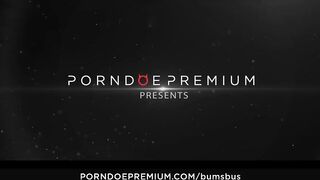 BUMS BUS - Bae huge-boobies German beauty Wild Vicky rides