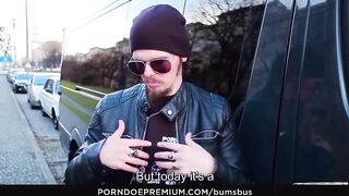 BUMS BUS - Bae huge-boobies German beauty Wild Vicky rides
