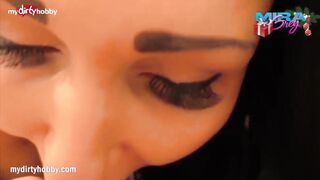 MyDirtyHobby - Holiday celebration with a long cum swallow