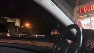 lil d picks up Hottie nerd teen into ally give