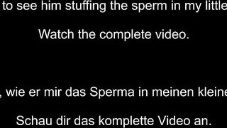 20 SECONDS CUMMED On Blonde German
