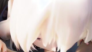 【MMD R-teenie SEX DANCE】INTENSE YUMMY ORAL SEX SWEET EXTREME SATISFACTION BEAUTY BUTT 激しいセックス [MMD]