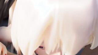【MMD R-teenie SEX DANCE】INTENSE YUMMY ORAL SEX SWEET EXTREME SATISFACTION BEAUTY BUTT 激しいセックス [MMD]