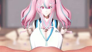 【MMD R-teenagers SEX DANCE】TASTY INSANE SEX SWEET SATISFACTION BABE SENSUAL BOOTY 激しいセックス [MMD]