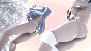 【MMD R-teenagers SEX DANCE】HOT LONG PERVERSE ASSS SWEET EXTREME SATISFACTION 甘い喜び [MMD]