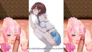 Anime Animated MMD goddess Bombshell Oral Sex
