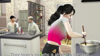 Turned On's Carla, cheating her hubby - Sims four