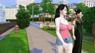 Turned On's Carla, cheating her hubby - Sims four