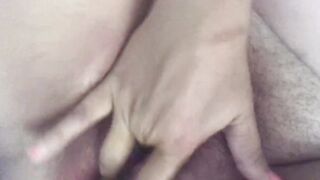 Irresistible close up finger fucked my snatch till I squirt and cum