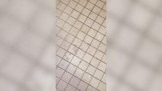 Peeing on the floor of my dorm WC