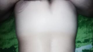 I arranged a jizzed for my ex-wife on her amazing titted into new lingerie, a lot of cum on her