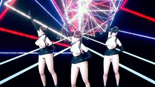 【MMD R-teen SEX DANCE】HOT LONG YUMMY BUTT SWEET EXTREME SATISFACTION 激しいセックス [MMD]