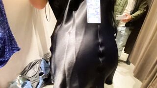 Choosing NY`s clothes ends with long creampie on melons