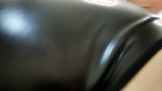 Depraved and flexible old red haired bitch with long hooters passionately blows cock and so on ...))