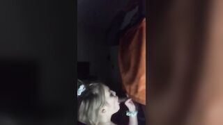 Huge Booty and TiT Blonde Mom Blowing My bbcs