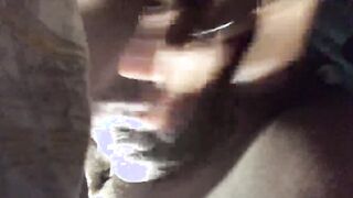 Thick black solo moan to cum pt one