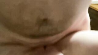 Eighteen stepsister receives a deep cumshot and squirts pov
