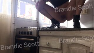 Squirt with a Huge Vibrator into my Cunt /BRANDIE SCOTT/