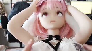 Cartoon Sex doll pink twat