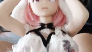 Cartoon Sex doll pink twat