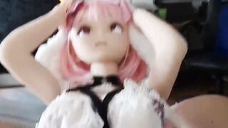 Cartoon Sex doll pink twat