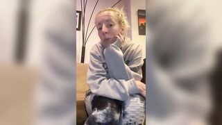 No Makeup Milf Masturbates Into Pants, Boots, and Camo Lingerie