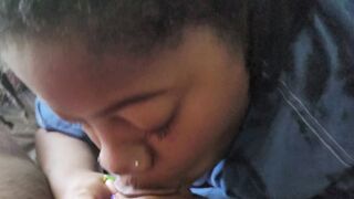 Cum into my mouth before they wake up