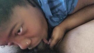 Cum into my mouth before they wake up