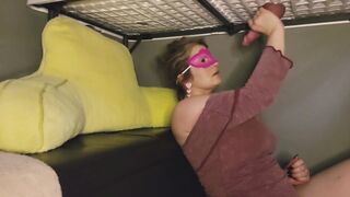 Thursday DICK-MILKS & BLOWS a Huge Cock Under Her Table & Pumps a Warm Load onto her Juicy LONG HOOTERS