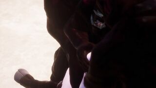 Furry gang bang Hard & Triple Penetration with Orcs | wild life