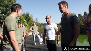 Rocco Siffredi's BEAUTIFUL WILD Outside Group Sex! Hard Anal, Blowjobs, and MORE!