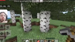 Minecraft gameplay // hunting food //