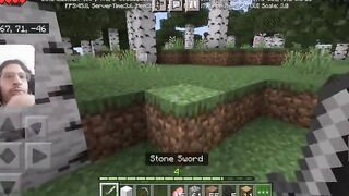 Minecraft gameplay // hunting food //