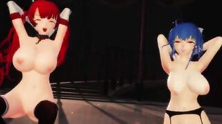 【MMD R-eighteen SEX DANCE】TASTY BUTTOCKS SEXY SWEET DELICIOUS TITTIES 甘いお尻 [MMD]