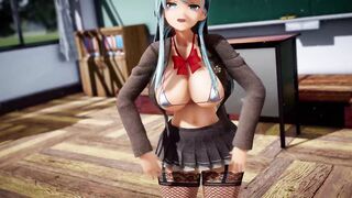 【MMD R-19 year old SEX DANCE】HOT BOOBS SWEET INSANE SATISFACTION DELICIOUS ASS 甘い喜び [MMD]