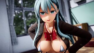 【MMD R-19 year old SEX DANCE】HOT BOOBS SWEET INSANE SATISFACTION DELICIOUS ASS 甘い喜び [MMD]