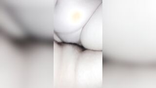 Jumped on my penis before going to bed with her irresistible vagina on my cock, cool butt and vagina